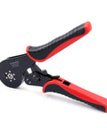 Hexagonal Ferrule Crimping Tool For Wire Ferrules 30-5 AWG 0.5-16mm2 With Ergonomic Non Slip Handle And Ratchet Mechanism on white background