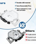 Heavy Duty HVAC Blend Door Actuator Fixes Honda Civic Heater Grief 2006-2011 image comparison of durable ABS material vs fragile plastic