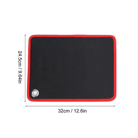 Magnetic Tool Mat 4 Pack Flexible Holds Tools Tight With 40Lb Magnetic Power Keeps Screwdrivers, Wrenches, Bolts Secure On Tilt Or Vibration, Ultimate Workbench Organizer For Garage And Shop, 32 x 24.5 cm mat