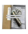 Smart Ultrasonic Sensor With IO Link Interface For 30 To 500 Millimeters Range Non Contact Object Detection Real Time Process Monitoring Easy Parameterization Diagnostics And Rugged Industrial Performance, threaded metal body
