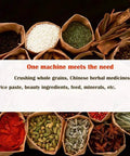Image showing various spices and grains that can be ground by the Beast 2000g Stainless Steel Electric High Speed Grain Grinder Mill For Home, Family And Commercial Use, Powerful Cereals And Spices Powder Maker, Herb Grinder, Easy Cleanup, Durable Kitchen Workhorse.