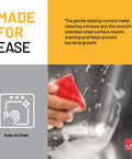 Hand cleaning Creemore 25-Inch Left-Right By 22-Inch Front-To-Back Drop-In Single Bowl Stainless Steel Kitchen Sink With EZ Torque.
