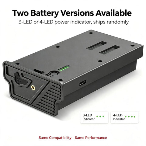Rechargeable Lithium Cell Pack For Reveal Trail Cameras Ultra X X Pro Pro 30 Generations, showing power indicators and Type-C port.
