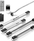 2 Sets Heavy Duty Appliance Rollers With Furniture Lifter And 24 Roller Brakes Extending 18 To 28 Inches for moving washers and dryers.