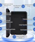 Heavy Duty EV Charger Lock Box With Key Weatherproof Cover For Electric Vehicles showcasing sun-resistant coating and anti-theft combination lock.