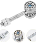 Heavy Duty Double Bearing Sliding Door Roller Featuring Silky Smooth Glide Pulleys And Standard 8mm Screw Mounting Holes close-up view