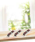 Heavy Duty Stainless Steel Sliding Window Sash Pulleys 4 Pack Double Roller Wheels on wood surface for window repair