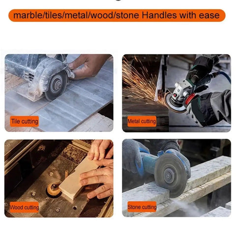 Compact Cordless Mini Angle Grinder With Three Inch Cut Off Disc For Kick Serious Metal And Wood Tasks Featuring Battery Powered Portability And No Sweat Operation For Your Next Handyman Build cutting tile, metal, wood, stone with precision in various applications.