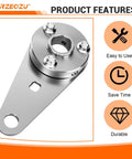 Three Quarter Inch Crankshaft Holder Tool Kit Replacement For Predator 212 Engine GX160 GX200 DIY Friendly shown in silver metal.