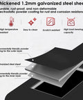 Thickened 1.2mm galvanized steel sheet for Heavy Duty Ev Charger Protection Box Wall Mount Storage Locker with powder coating.