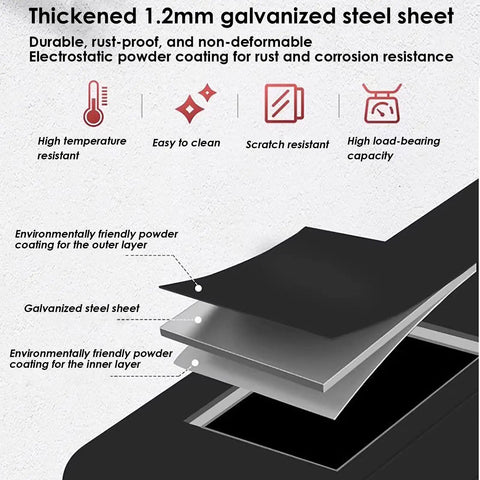 Thickened 1.2mm galvanized steel sheet for Heavy Duty Ev Charger Protection Box Wall Mount Storage Locker with powder coating.