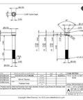 Top Shelf Two Pack Grade Five Titanium Socket Head Cap Screws One Half Twenty By Four Inch UNF Fasteners engineering drawing with dimensions.