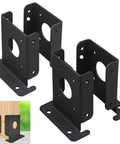 4 Pack Adjustable 4x4 Wood Fence Pergola Post Base Brackets Kit Beefy Heavy Duty Post Anchor For Deck Railing And Mailbox Posts
