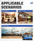 High Output Generator Set For Rock Solid Backup Power And Emergency Electricity Built Tough For Home Factory And Marine Use, shown in various applicable scenarios.