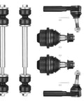 Front Upper Control Arms With Ball Joints Suspension Kit For Chevrolet Silverado And GMC Sierra 1500 HD 2500 3500 Suburban Avalanche Yukon XL 2500 Heavy Duty Upgrade For Better Ride And Precise Alignment, black steel with ball joints and hardware