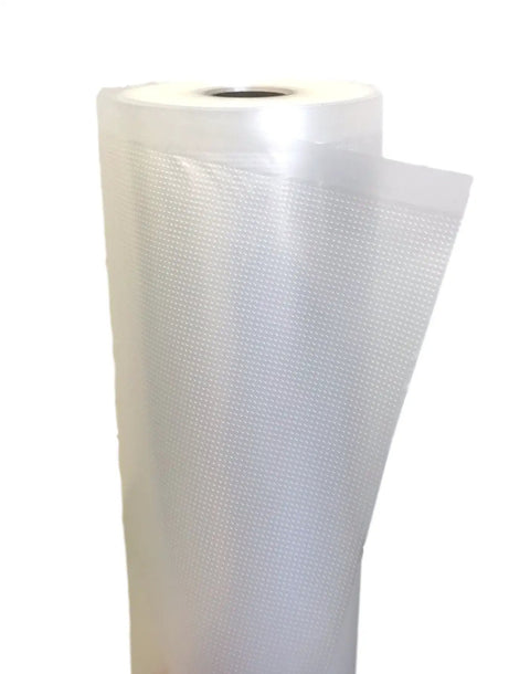 Straight Up Heavy Duty Vacuum Sealer Rolls Fifteen Inches Wide By Fifty Feet Long Three Half Mil Thickness Two Pack, clear material