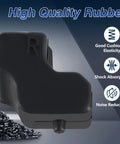 EVRBUL tailgate upper rubber bumper, black, LH & RH compatible for Ford F-Series pickups.