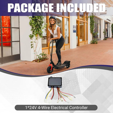 Replacement 24V 4 Wire Electrical Controller For Razor MX350 MX400 V33 Plus Version 33 And Up ROHS Compliant package