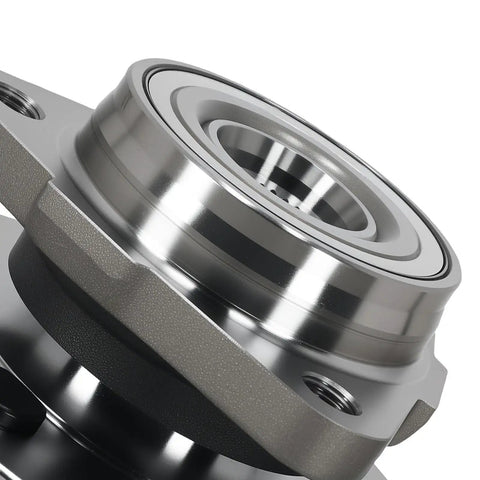 Solid Steel Front Wheel Hub Assembly With 6 Lug 3 Bolt Bearings For 4WD Rigs Fully Sealed Unit showing detailed bearing design.