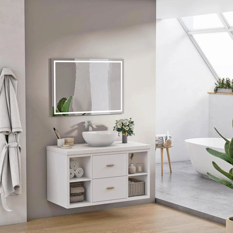 Dope Oval White Ceramic Vessel Sink For Bathroom, Countertop Install, 16 By 13 By Five And A Half Inches
