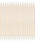 Cotton swabs set, 6-inch double-ended on bamboo sticks, 200-count (400 tips), front view