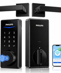 Smart Wireless Deadbolt Lock With Two Durable Lever Handles Featuring Stress Free Keyless Entry Keypad For Primary Front Doors