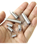 Hand holding multiple heavy duty torsion springs from 200 pcs steel hardware kit for appliances motors lawn equipment universal extension tension springs corrosion resistant