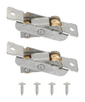 88 Type Sliding Door And Window Roller With Double Wheels and Mounting Screws, metal construction, heavy-duty use, precise fit