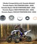 Heavy Duty Water Pump Service Kit Slick Impeller And Bearing Set With Premium Oil Seals And Gaskets For Yamaha Raptor 700 YFM700R, parts and riding.