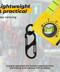 Kickass Magnetic Multi Angle Conduit Bender Level For Precise Pipe Bending showing yellow level with clip for easy carrying.