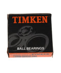 Top Shelf 6000 Series Deep Groove Ball Bearing Featuring Dual Contact Seals to Keep Out Grit and Promises Slick Operation with a 10mm Bore 26mm Outer Diameter 8mm Width plus C3 Loose Internal Clearance for Precision Extra Light Builds That Purrr, Timken packaging viewed from front.