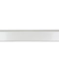 Front view of a 36-inch PVC rooftop support bar; silver rectangular block with ROOFTOP logo on the right.
