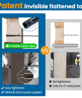 10 Pair Black Cable Railing Kit With Invisible One Eighth Inch Swage Tensioners And Hidden Thin Head Terminals In Stainless Steel comparison showing invisible tail vs exposed view on wood and metal posts