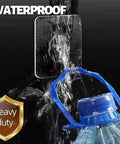 Clear Adhesive Wall Hooks With Hella Strong Peel And Stick Backing For Kitchen Bathroom Office Storage Solid Invisible Hold saves space with heavy-duty waterproof design.