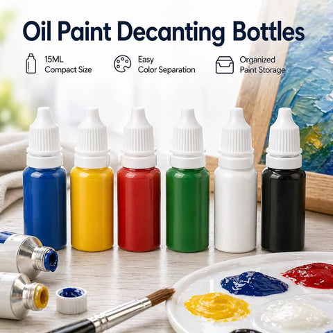 No Sweat Refills With This Five Piece Pack Featuring Four White 15ml Plastic Dropper Bottles Plus One Quick Pour Funnel Designed For Smooth Eye Drops And Portable Travel Ready Storage