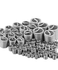 Stainless Steel Wire Thread Insert Kit, 60 Pcs, Metric M8 M10 Thread Repair Inserts, Restore Damaged Threads