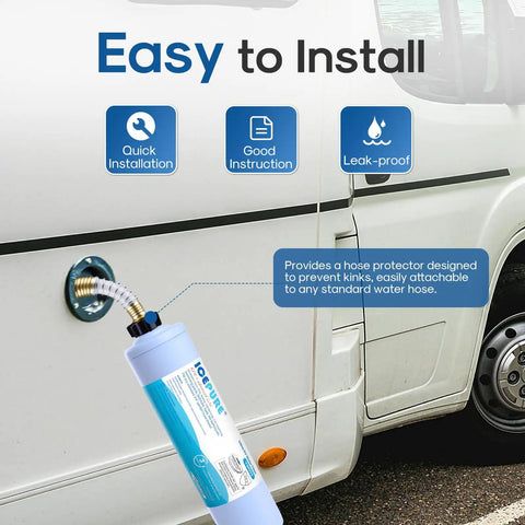 RV Water Filter System 2 Pack For Drinking Water And Outdoor Use Do It All Fit With Camper Marine Boat Hose Car Wash Garden