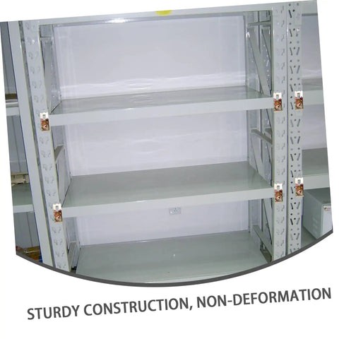 Built Tough Carbon Steel Pallet Racking Safety Clips 20 Pack Galvanized Pin Hardware For Heavy Industrial Warehouse Shelving and Roof Rack Storage Setup on sturdy metal shelves.