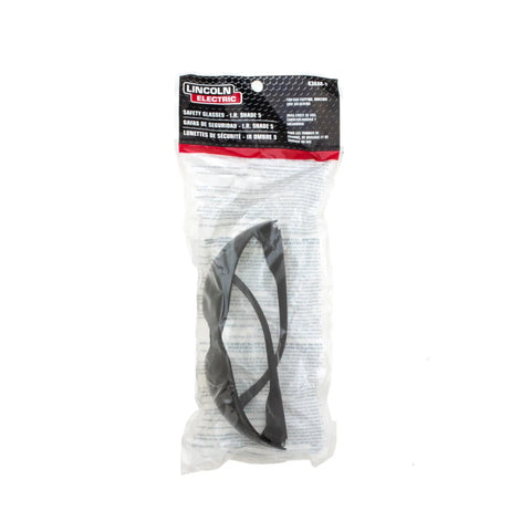 Top Shelf Lightweight Safety Glasses Featuring Ir Shade Five Lens For Cutting Or Brazing Tools ultra-durable construction in packaging.