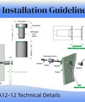 Installation guidelines for Dead Simple To Install, Rock Solid Aluminum Wall Spacers And Standoff Screws For Acrylic Signs.