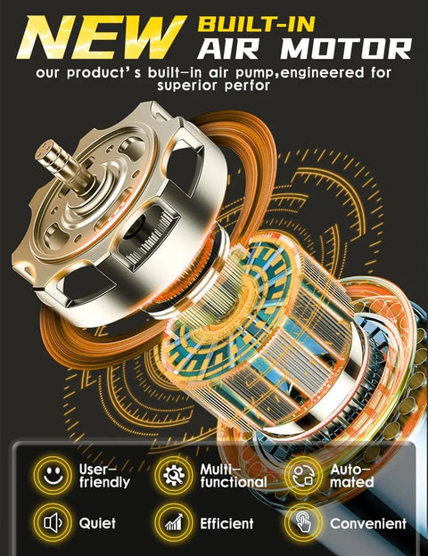 Ultimate Automotive Smoke Leak Detector With Integrated Air Pump delivering detailed view of built-in air motor for enhanced performance.
