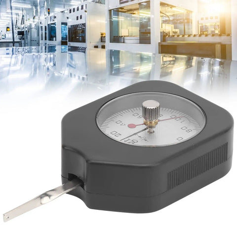 Pocket-Sized Dial Tension Meter Featuring Double Pointer for Rock-Solid Gram Force Testing 100g Max Range and 2g Graduated Scale.