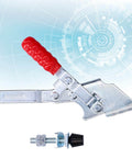 Beefy Quick Release Toggle Clamp For Vertical Hold Downs 230kg Capacity Model 12130 SM Adjustable Fixtures with iron body and ergonomic handle.