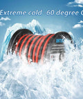 8 Gauge 2 Conductor Parallel Silicone Wire Red Black Ultra Flexible Extension Cable for LED Strip, 20 Ft Spool in icy setting