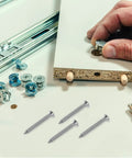 Heavy Duty Drywall And Concrete Anchors Kit With Stainless Steel And Plastic Screws No Fuss Easy Install DIY Friendly Versatile Mounting Essentials