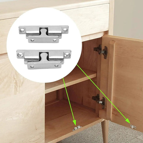 Adjustable Tension Double Roller Ball Catch Latch Lock Crafted From Rock Solid 316 Stainless Steel, showing cabinet latches installed.