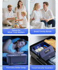 Timed Phone Lock Box for Real Focus and Serious Digital Detox in use during family bonding and sleep support.