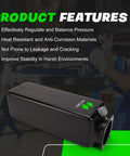 Beefed Up 14L Hydraulic Oil Reservoir Tank for Hydraulic Power Units, Compatible With Rotary Forward Direct Hanmecson Lifts, Black