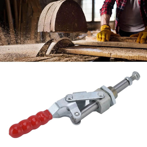 Rugged Heavy Duty Push Pull Toggle Clamp With 701 Lbs Holding Capacity, 180 Degree Quick Release For Woodworking Jigs And Fixtures