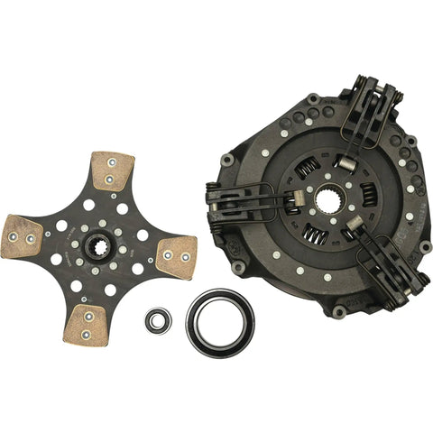 Heavy Duty Clutch Kit For John Deere 5225 5325 5425 5525 5625 5725 Tractor LuK pressure plate, friction disc, release bearing assembly.